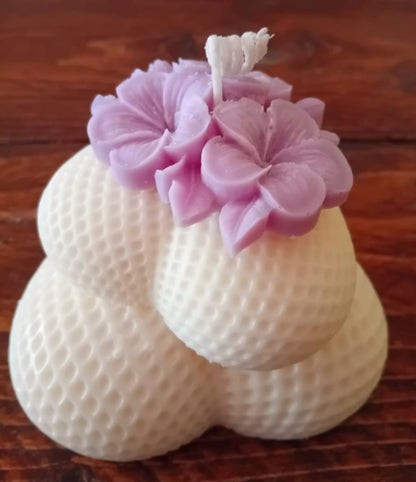 Cuore di Ortensia by Lumia Atelier - Candele artigianali 100% Made in Italy, realizzate a mano con cera di soia naturale