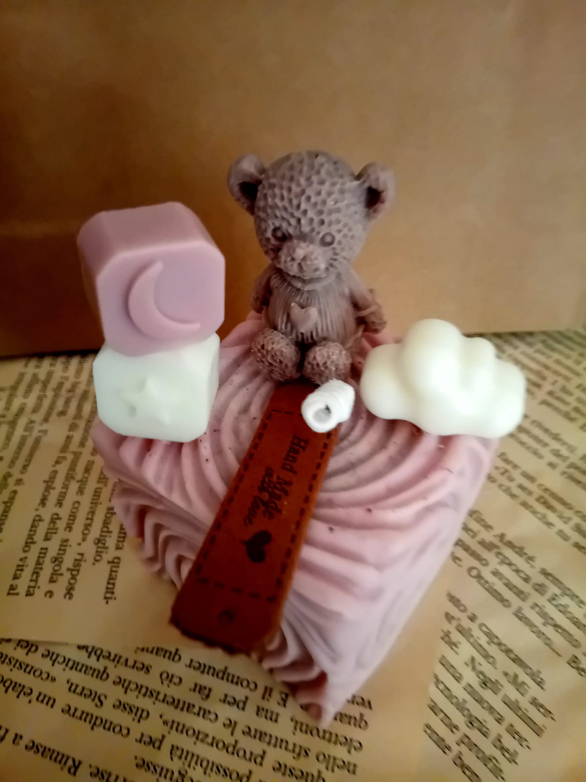 My Teddy Bear by Lumia Atelier - Candele artigianali 100% Made in Italy, realizzate a mano con cera di soia naturale